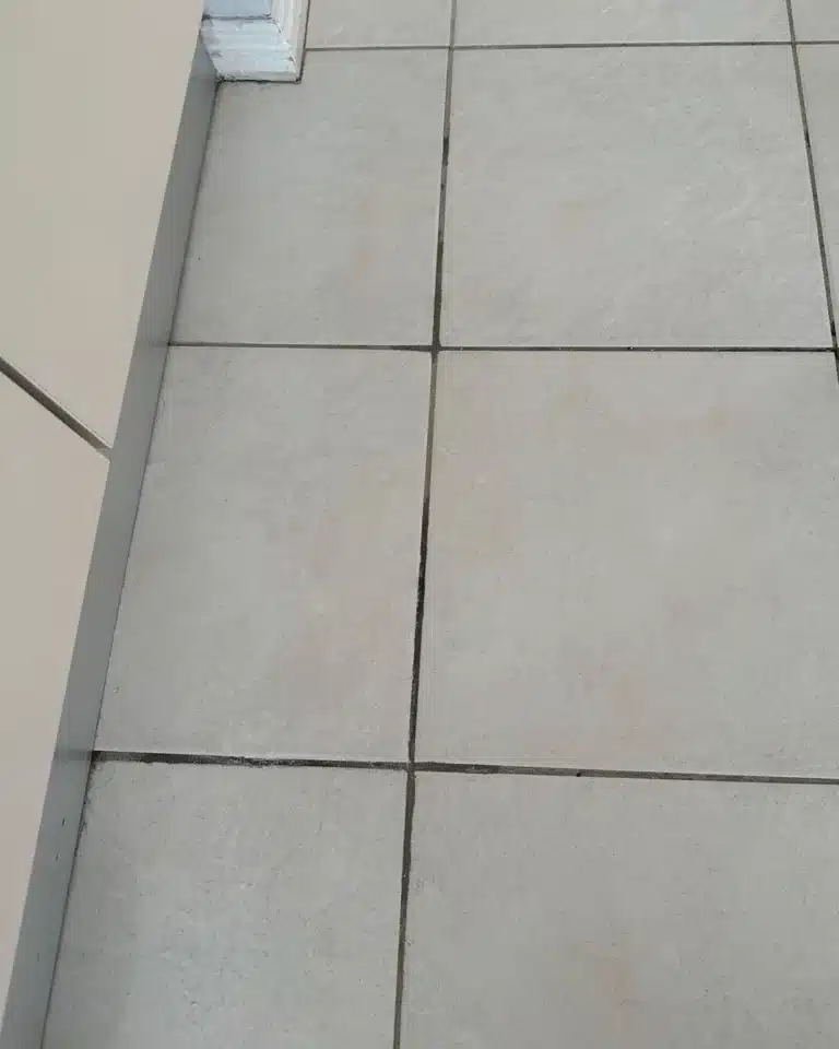 Pavimento antes da reparação